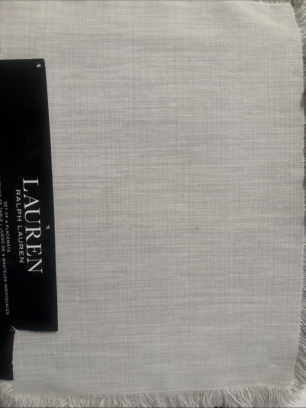 Ralph Lauren Light grey/green Placemat Set of 4